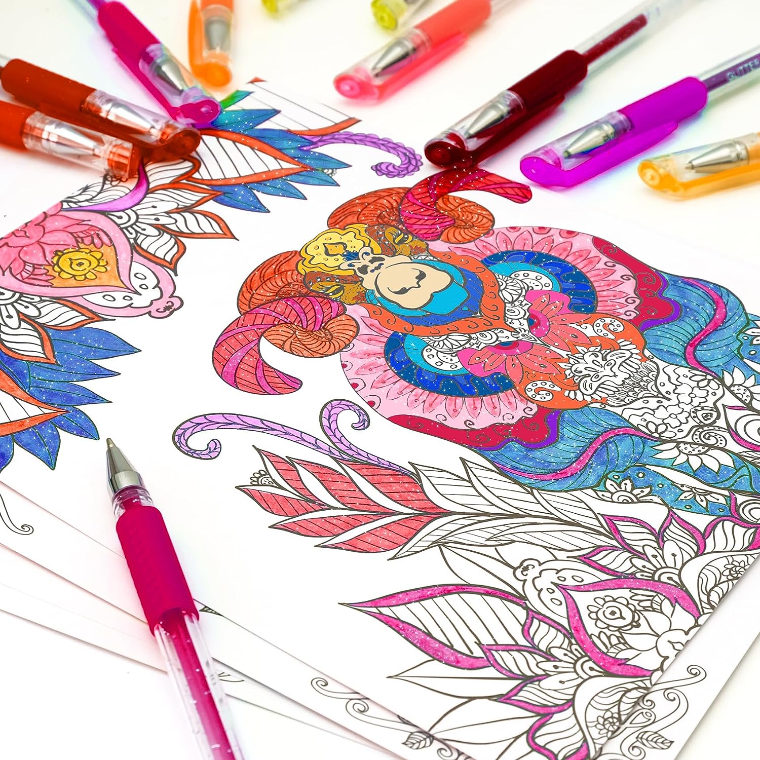 zabavni XXL set gel pisal - 120 kos